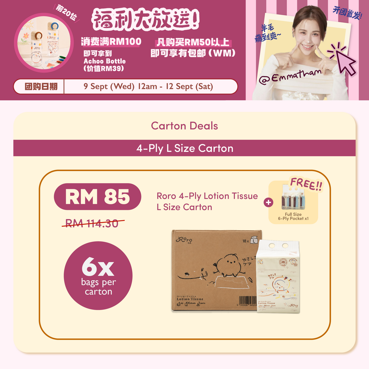 4-Ply L Size Carton