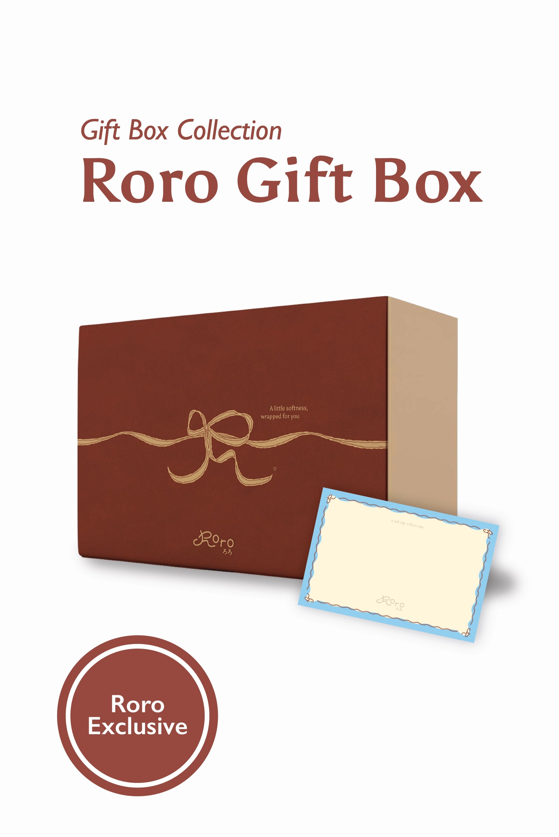 Roro Premium Gift Box with Classic Sleeve & Gift Card