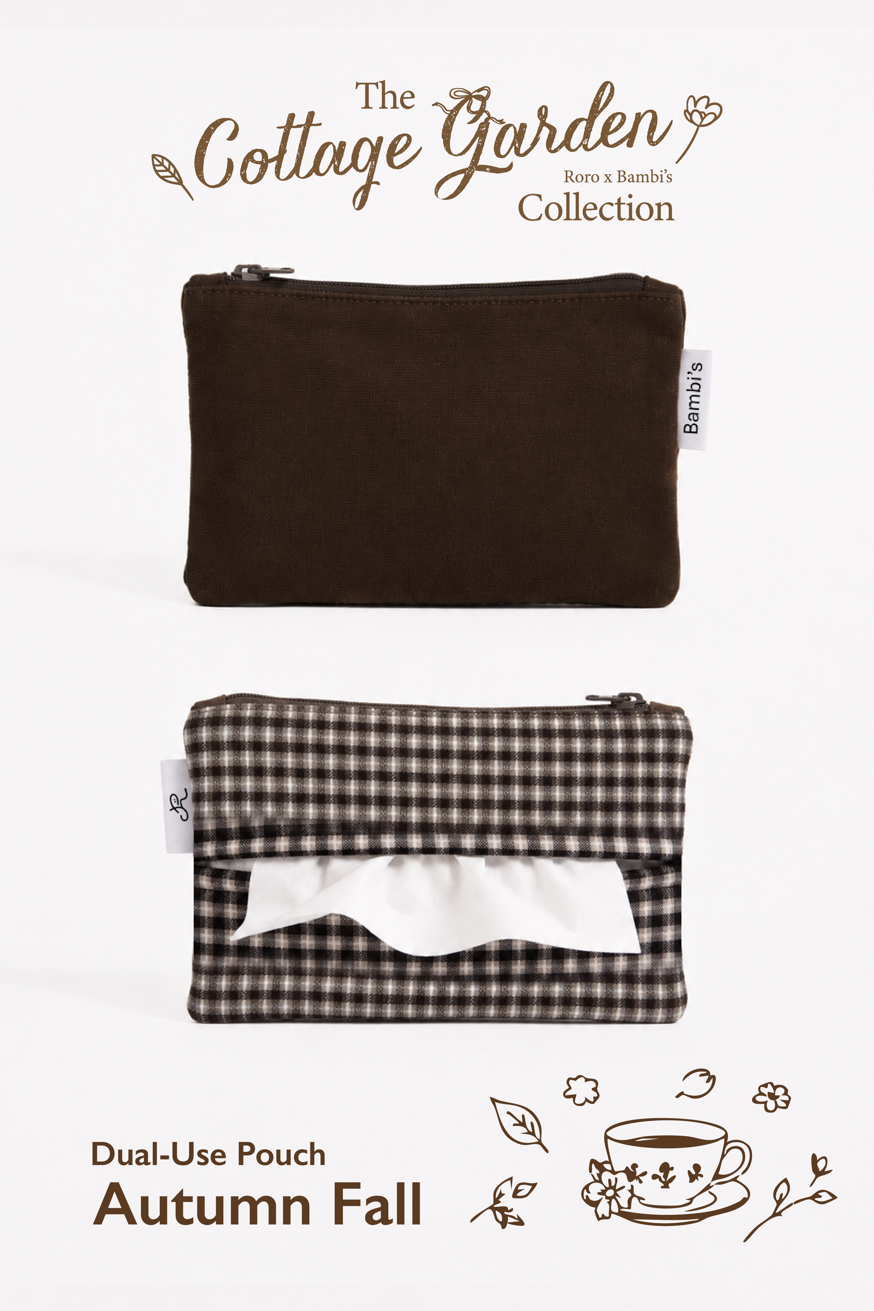 Roro x Bambi | The Cottage Garden Collection – Dual-Use Pouch
