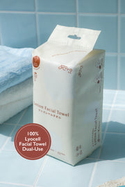 Roro 100% Lyocell Facial Towel Dual-Use
